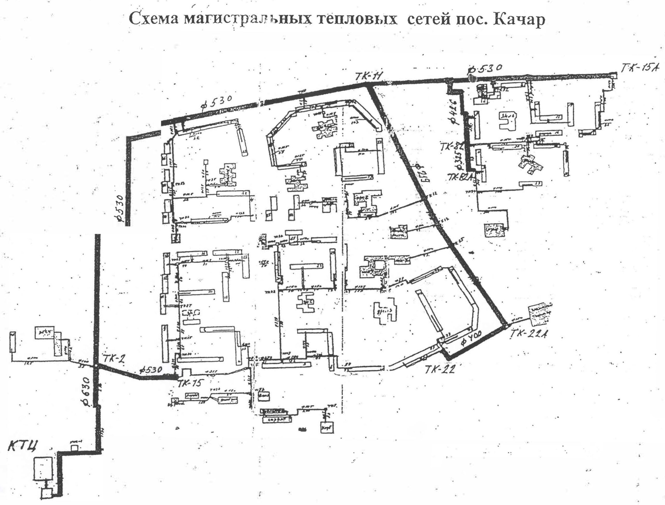 Установить соответствие основных типов схем тепловых сетей